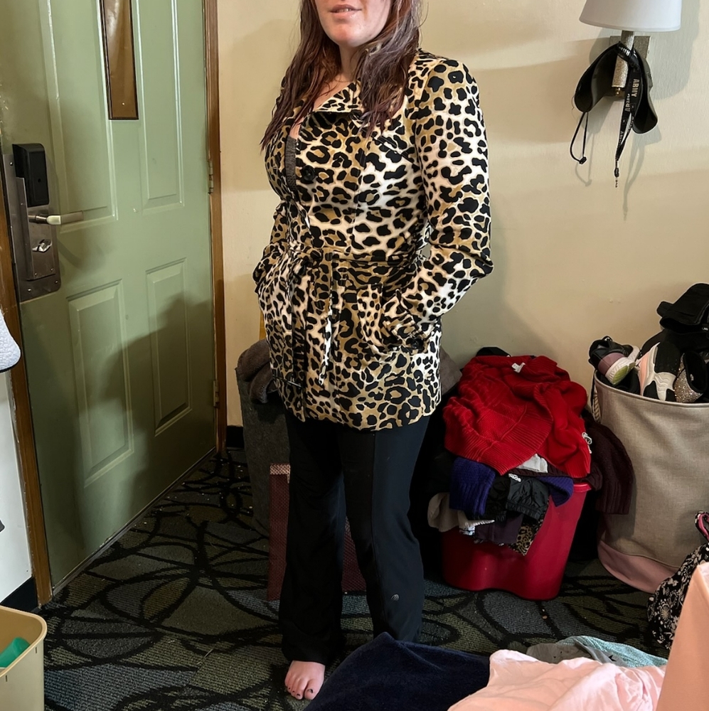 Leopard print jacket